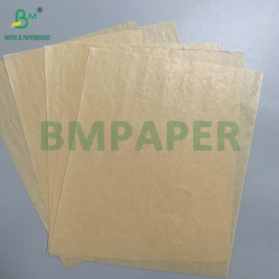 30 gm 40 gm Papel de base de silício castanho de dupla face de silicone Jumbo Roll