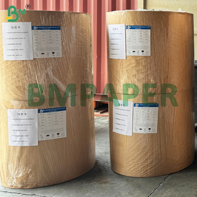 Rolo de Papel Base Branco Durável com Revestimento Térmico em um Lado 70gsm