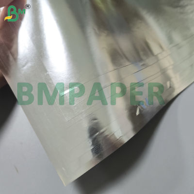 Papel de rótulo branco e metalizado para bebidas em garrafas