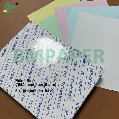 Papel Carbono Sem Carbono 60gsm 65gsm 8,5 X 11 polegadas CFB CF Amarelo CCP