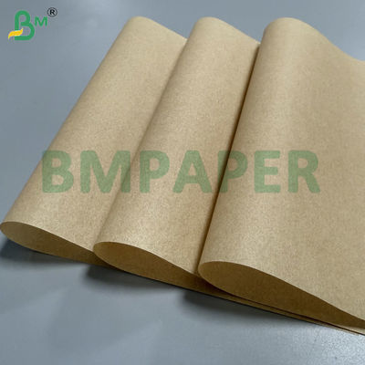 Kit de 40 gm 7 rolos de papel à prova de gordura não branqueados para embalagens de fast food 350 mm 635 mm 916 mm