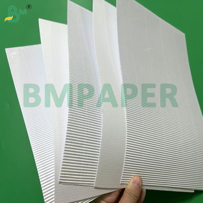 Papelão Ondulado F Flauta Branco de Face Única de 1,1mm para Embalagem de Cartão 787 x 1092mm