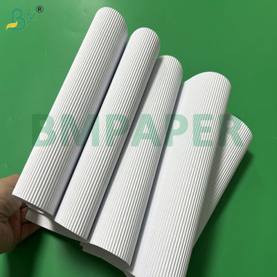 Papelão Ondulado F Flauta Branco de Face Única de 1,1mm para Embalagem de Cartão 787 x 1092mm