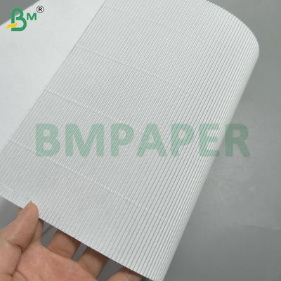 Papel Ondulado de Face Simples - Cor Branca para Amortecimento de Embalagens