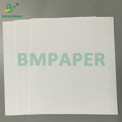 Grau Alimentar Single-layer White Corrugated Board 100g + 100g E F Flauta Para Pizza Box
