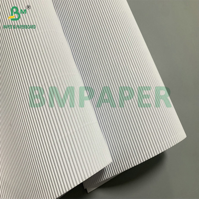 Grau Alimentar Single-layer White Corrugated Board 100g + 100g E F Flauta Para Pizza Box