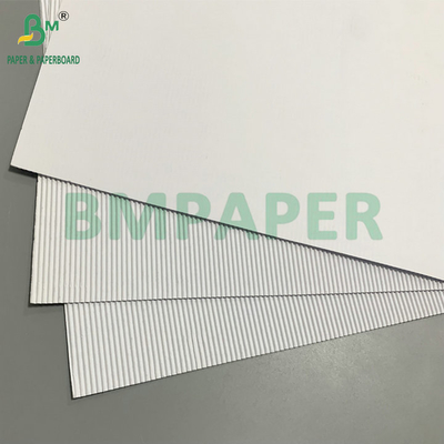 Grau Alimentar Single-layer White Corrugated Board 100g + 100g E F Flauta Para Pizza Box