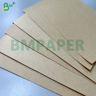 50g 60g 1 Lado Papel Kraft Marrom MG Canelado Para Embalagem de Alimentos 60cm de Largura