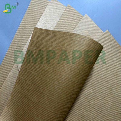50g 60g 1 Lado Papel Kraft Marrom MG Canelado Para Embalagem de Alimentos 60cm de Largura