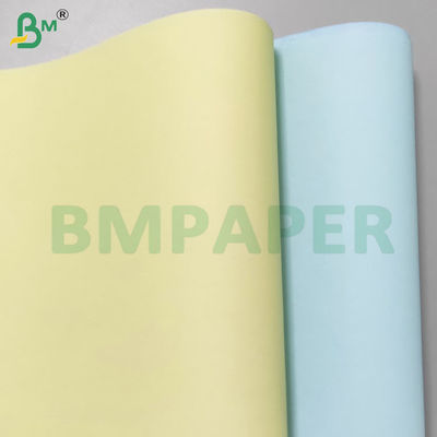Bobinas de papel de cópia autocopiativo sem carbono 75Gsm Preto/Azul para recibos