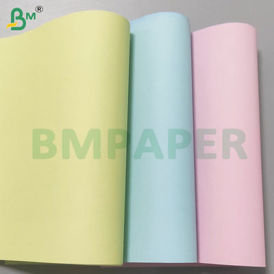 Bobinas de papel de cópia autocopiativo sem carbono 75Gsm Preto/Azul para recibos