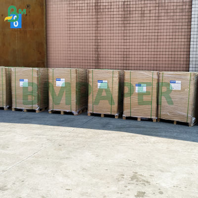 Leak Resistant 280g 295g Brown Food Paper For Disposable Paper Plates