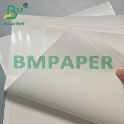 Papel Kraft branco revestido com PE impermeável de 35-70gm 500x700mm para embalagem de caixas de alimentos