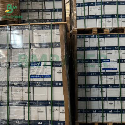 Blue Image 60g 70g A4 Size NCR Copy Paper Colored Top Face White Back