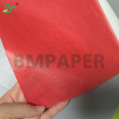 Papel de alimento vidrado de lado único para sacos de frutas Camada interna Branco Negro Vermelho