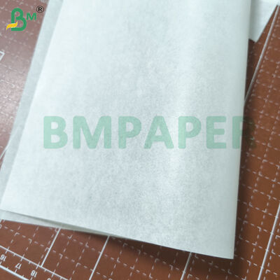 Papel Kraft Branco de Embalagem de Grau Alimentício com Uma Face Brilhante 30gsm a 80gsm