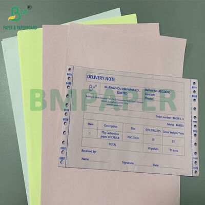 Papel de cópia autocopiativo de alta qualidade e alto contraste com imagem azul, 48gsm e 75gsm, para cópias nítidas