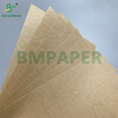 Papel Kraft Canelado Premium Natural 50gsm 60gsm para Embrulho de Presentes e Artesanato