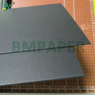 1.5mm Black Book Board para Envolvimento de Livros Coberturas Full Black & Black Grey Back