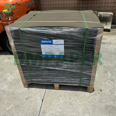 1.5mm Black Book Board para Envolvimento de Livros Coberturas Full Black & Black Grey Back