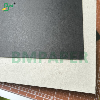 1.5mm Black Book Board para Envolvimento de Livros Coberturas Full Black & Black Grey Back