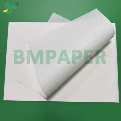 Rolo de papel de vidro branco de 50 gm para produção de embalagens de alimentos fritos de 500 mm de largura