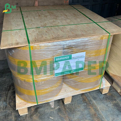 Papel Kraft Revestido de PE Impermeável Branco Selável a Quente Grau Alimentício