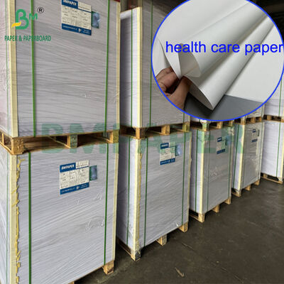 Papel branco para cuidados de saúde de 40 gramas, imprimível e transparente, para instruções médicas, 65 x 86 cm