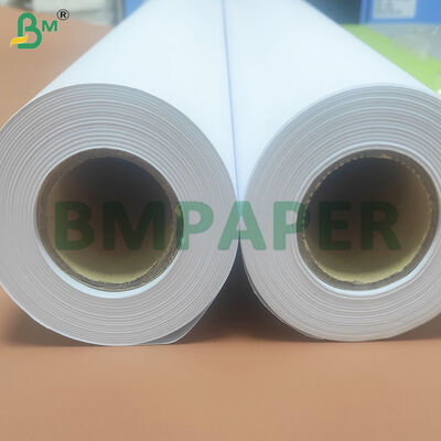 Rolos de papel para plotter CAD de 20lb, 2 polegadas e 3 polegadas de tamanho de núcleo, 610 mm x 46 m