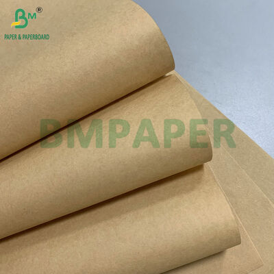 Papel Kraft de Alta Elasticidade 80gsm 90gsm Marrom/Branco para Embalagem de Pó Industrial