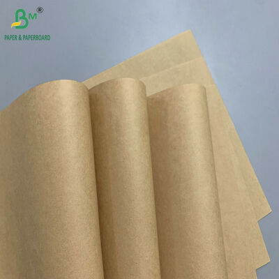 Papel Kraft de Alta Elasticidade 80gsm 90gsm Marrom/Branco para Embalagem de Pó Industrial