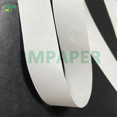 superfície Textured do papel de envoltório da palha impressa logotipo feito sob encomenda branco do produto comestível 25g