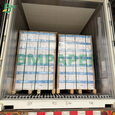 Papel NCR de parte única de 20 libras revestido de papel sem carbono Imagem Cópia azul