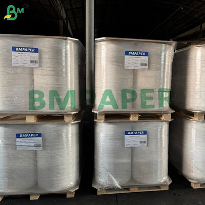 Boa porosidade 25gm papel de cigarro branco de tabaco rolo 18,5mm 23mm 46mm