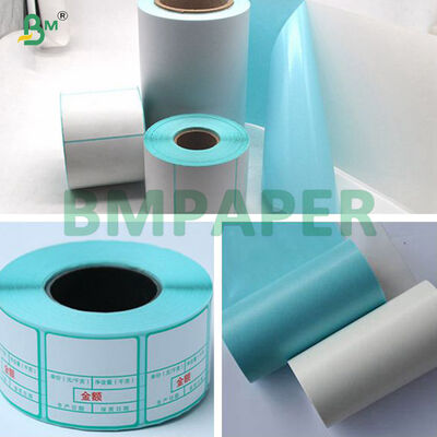 Papel de vidro azul translúcido resistente a altas temperaturas para rótulos autoaderentes