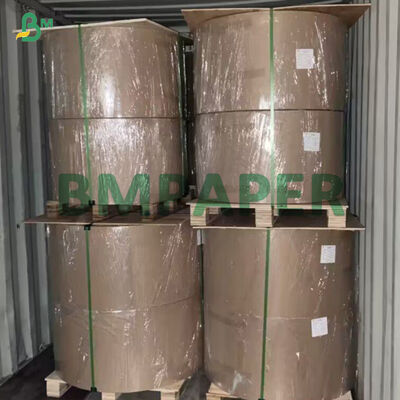 Etiqueta amarela rolos enormes de papel revestido de silicone de vidro glassine