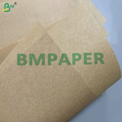 Papel de embalagem de sanduíche compostável 30 gm 40 gm Papel à prova de óleo para restaurante de fast food