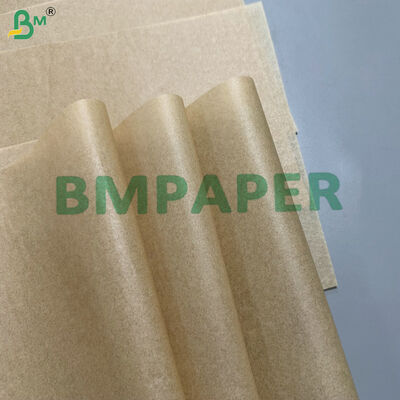 12"x100ft Greaseproof não branqueado 30gm 40gm papel de pergaminho não pegajoso papel de silicone