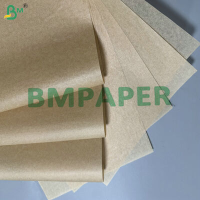 12"x100ft Greaseproof não branqueado 30gm 40gm papel de pergaminho não pegajoso papel de silicone