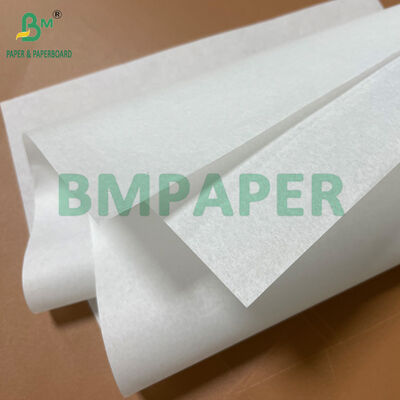 Boa suavidade 40GSM Jumbo Roll Papel à prova de gordura Branco para embalagem de sanduíche