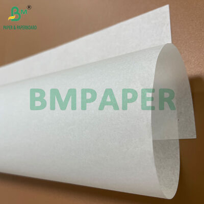 Boa suavidade 40GSM Jumbo Roll Papel à prova de gordura Branco para embalagem de sanduíche