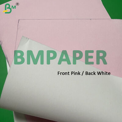 Papel de cópia autocopiativo NCR do bloco da resma 70gsm CFB rosa CF amarelo com parte traseira branca 61 x 86cm