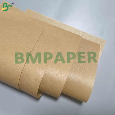 Rolo cru & descorado do papel 40gsm 45cm do forro da folha do biscoito do silicone