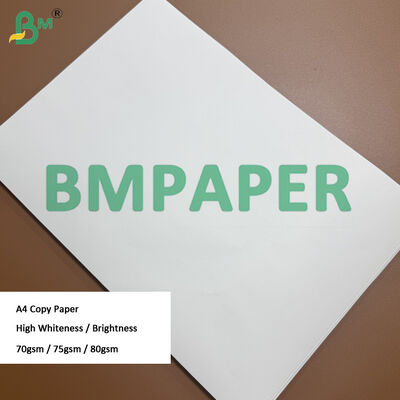 papel de cópia alto Rolls da brancura 80gsm enorme 1055mm 914mm, brilho 102%-106%