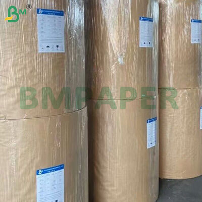 80/100 gm rolos jumbo de papel kraft castanho para fabricação de sacos de papel