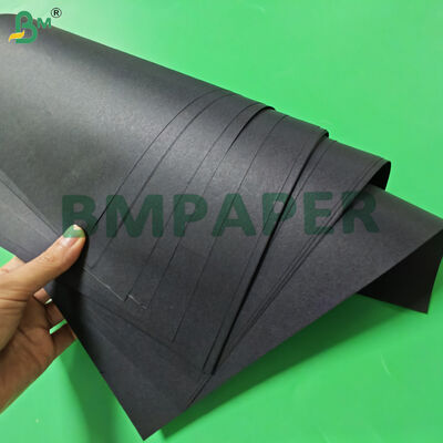 80gm 90gm Roll de papel Kraft preto para embrulho de flores 48 polegadas x 100 pés