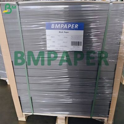 80gm 90gm Grau alimentar Folhas cortadas de papel kraft virgem preto Folhas cortadas de papel kraft de embalagem de alimentos
