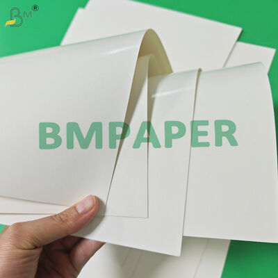 300 gm + 15 g PE revestido de papel de caixa de almoço branco para embalagem de fast food 400 x 500 mm