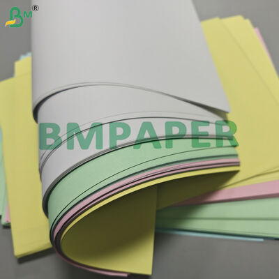 Papel sem carbono NCR CFB amarelo rosa para impressão digital 216 x 279 mm