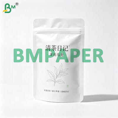 Papel revestido brilhante C1S 80gsm um lado para envelopes externos de sachês de chá